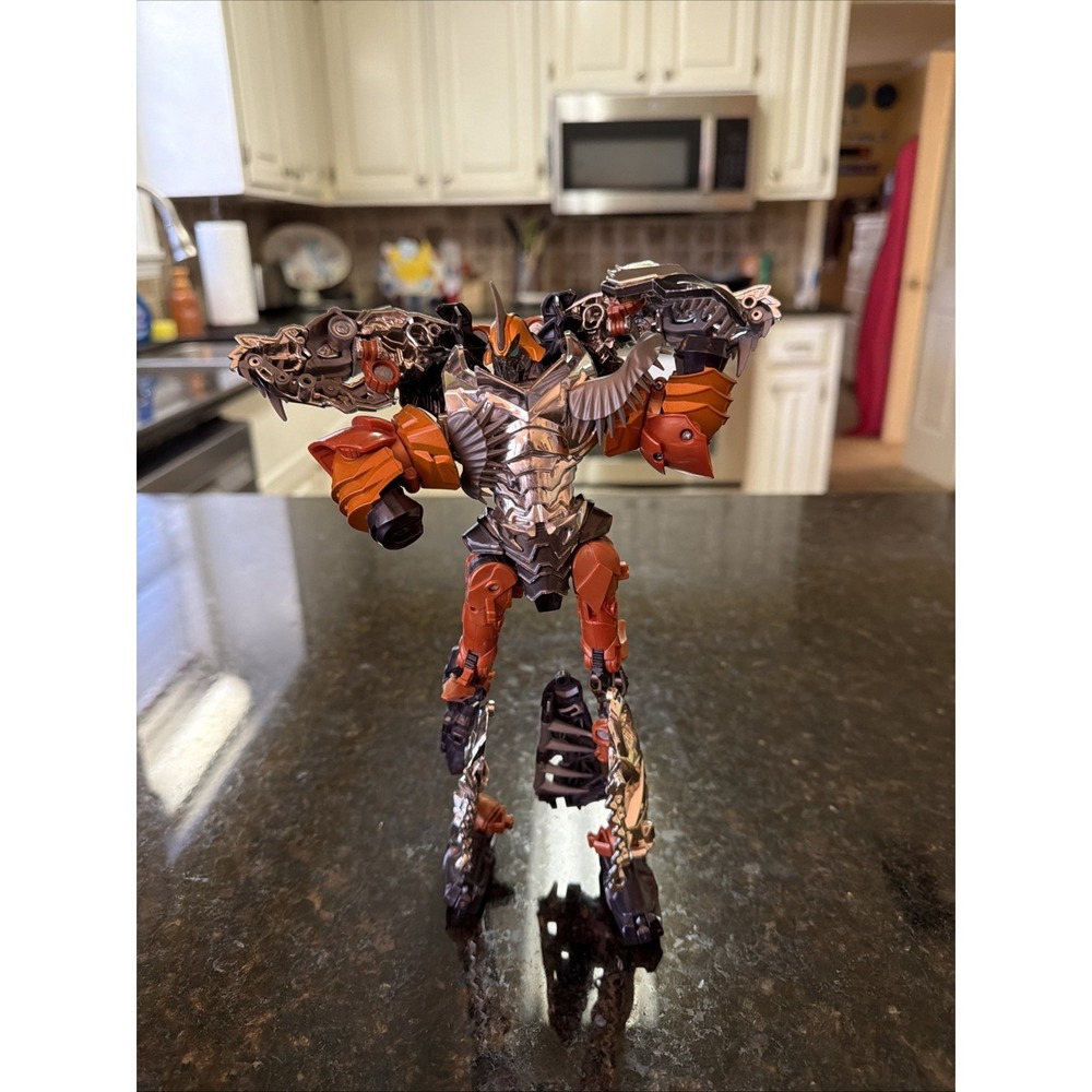 Transformers Age of Extinction Leader Class Grimlock Action Figure Toy Incomplet